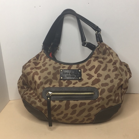 kate spade Handbags - Kate spade Leopard print hobo